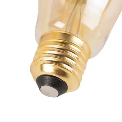LUEDD Filament Lampen|Led Lampen*E27 LED Lampe ST64 dimmbar bis warm gold 8W 806 lm 2000-2700K