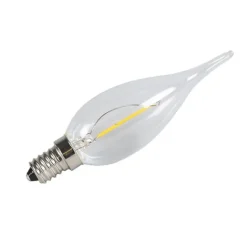 LUEDD Filament Lampen|Led Lampen*E14 LED-Filament-Kerzenlampe BXS35 1W 100LM 2200K