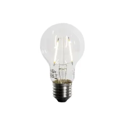 LUEDD Filament Lampen|Led Lampen*E27 LED-Glühbirne A60 Lux Sensor 2.5W 250LM 2700K