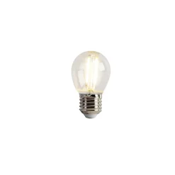 LUEDD Filament Lampen|Led Lampen*E27 LED-Glühbirne P45 klar 2W 200 lm 2700K