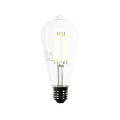 LUEDD Filament Lampen|Led Lampen*E27 LED-Glühbirne ST64 Klar 3,8W 806 lm 3000K
