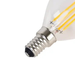 LUEDD Led Lampen*E14 LED-Glühlampe Filament P45 4W 470 lm 2700K