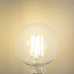 LUEDD Led Lampen*E27 LED-Lampe G95 klar 2,2W 470 lm 2700K