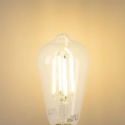 LUEDD Led Lampen*E27 LED-Lampe ST64 klar 2,2W 470 lm 2700K