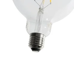 LUEDD Filament Lampen|Led Lampen*E27 3-Stufen dimmbare LED Spiral Filament G125 4W 450lm 3000K
