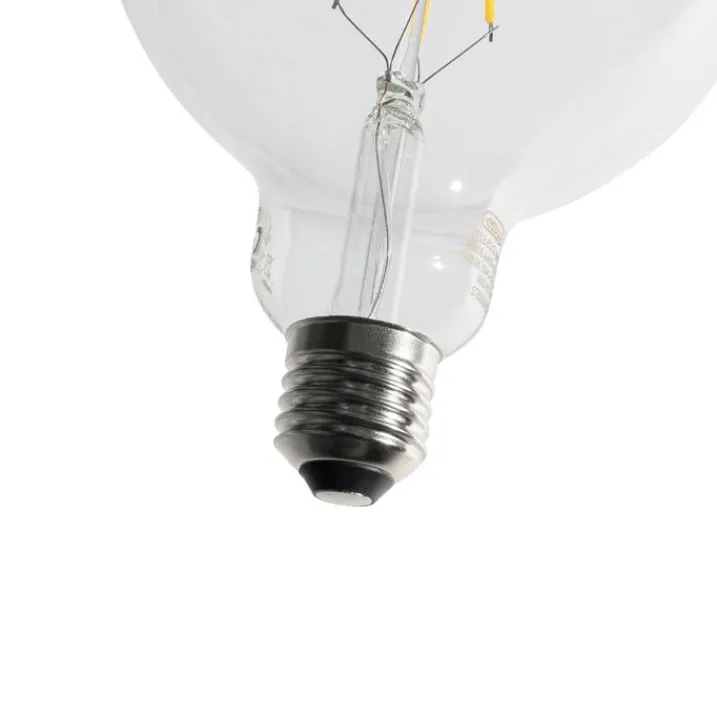 LUEDD Filament Lampen|Led Lampen*E27 3-Stufen dimmbare LED Spiral Filament G125 4W 450lm 3000K