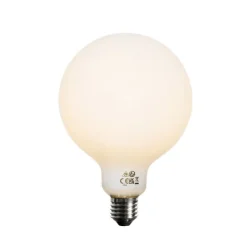 LUEDD Led Lampen*E27 3-Stufen dimmbare LED-Glühbirne Opal G125 4W 450lm 2700K