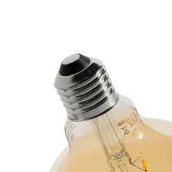 LUEDD Filament Lampen|Led Lampen*E27 3-Stufen dimmbare LED-Glühbirne Gold G95 4W 450lm 2700K