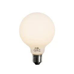 LUEDD Led Lampen*E27 3-Stufen dimmbare LED-Glühbirne Opal G95 4W 450lm 2700K