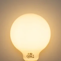 LUEDD Led Lampen*E27 3-Stufen dimmbare LED-Glühbirne Opal G95 4W 450lm 2700K