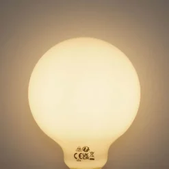 LUEDD Led Lampen*E27 3-Stufen dimmbare LED-Glühbirne Opal G95 4W 450lm 2700K