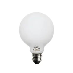 LUEDD Led Lampen*E27 3-Stufen dimmbare LED-Glühbirne Opal G95 4W 450lm 2700K