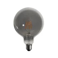 LUEDD Filament Lampen|Led Lampen*E27 3-Stufen-dimmbare LED Rauch G125 4W 450lm 1900K