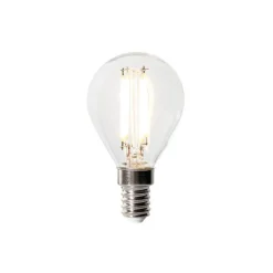 LUEDD Filament Lampen|Led Lampen*E14 3-Stufen-Dimmbare LED-Glühbirne P45 Klar 5W 470 lm 3000K
