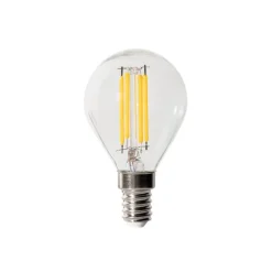 LUEDD Filament Lampen|Led Lampen*E14 3-Stufen-Dimmbare LED-Glühbirne P45 Klar 5W 470 lm 3000K