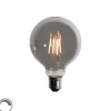 LUEDD Filament Lampen|Led Lampen*E27 3-Stufen-Dimmbare LED-Glühbirne Rauch G95 4W 200 lm 1900K