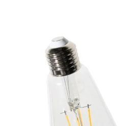 LUEDD Filament Lampen|Led Lampen*E27 3-Stufen-Dimmbare LED-Glühbirne ST64 Klar 6W 700 lm 2700K