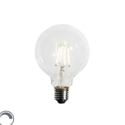 LUEDD Filament Lampen|Led Lampen*E27 3-Stufen-dimmbare LED-Glühbirne G95 4W 450lm 2700K