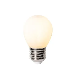 LUEDD Filament Lampen|Led Lampen*E27 3-Stufen-Dimmbare LED-Glühbirne P45 Opalglas 5W 470 lm 2700K
