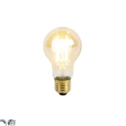 LUEDD Filament Lampen|Led Lampen*E27 3-stufig dimmbare LED-Lampe A60 Goldline 5W 530 lm 2200K