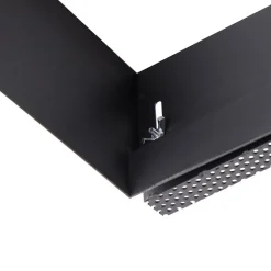 QAZQA Einbaustrahler|Wohnzimmerlampen*Einbau Spot schwarz 2-Licht GU10 AR111 Trimless - Oneon Honey