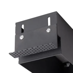 QAZQA Schlafzimmerlampen|Küchenlampen*Einbau Spot schwarz 2-Licht drehbar und kippbar Trimless - Oneon Honey