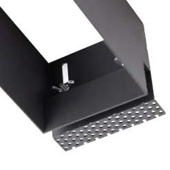 QAZQA Schlafzimmerlampen|Küchenlampen*Einbau Spot schwarz 2-Licht drehbar und kippbar Trimless - Oneon Honey