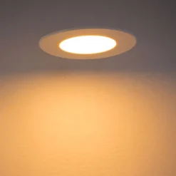 QAZQA Professional Schlafzimmerlampen|Küchenlampen*Einbauleuchte weiß inkl. Dim-to-Warm LED 7W IP65 - Blanca