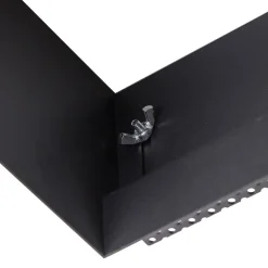 QAZQA Einbaustrahler|Wohnzimmerlampen*Einbaupunkt schwarz 1-Licht GU10 AR111 Trimless - Oneon Honey