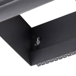 QAZQA Einbaustrahler|Wohnzimmerlampen*Einbaupunkt schwarz 1-Licht GU10 AR111 Trimless - Oneon Honey