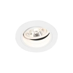 QAZQA Einbaustrahler|Wohnzimmerlampen*Einbaupunkt weiß einstellbar rund - Spannfutter 70