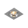 QAZQA Einbaustrahler|Wohnzimmerlampen*Einbauspot eckig Aluminium dreh- und neigbar - Chuck