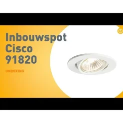 QAZQA Schlafzimmerlampen|Küchenlampen*Einbauspot neigbar weiß - Cisco