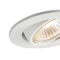 QAZQA Schlafzimmerlampen|Küchenlampen*Einbauspot neigbar weiß - Cisco