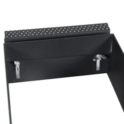 QAZQA Schlafzimmerlampen|Küchenlampen*Einbauspot schwarz AR111 drehbar und kippbar, randlos 2-Licht - Oneon