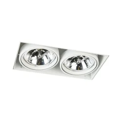 QAZQA Einbaustrahler|Wohnzimmerlampen*Einbaustrahler dreh- und kippbar AR111 rahmenlos - Oneon 111-2