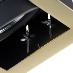 QAZQA Einbaustrahler|Wohnzimmerlampen*Einbaustrahler Messing verstellbar 2 Lampen - Oneon 111-2