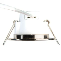 QAZQA Gartenbeleuchtung|Badezimmerlampen*Einbaustrahler rund Stahl inkl. LED IP65 - Simply