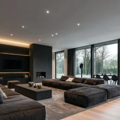 QAZQA Einbaustrahler|Wohnzimmerlampen*Einbaustrahler rund weiß dreh- und neigbar - Chuck