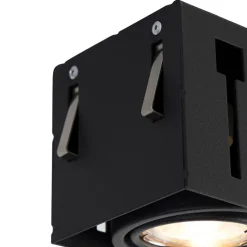 QAZQA Einbaustrahler|Wohnzimmerlampen*Einbaustrahler schwarz dreh- und kippbar trimmlos - Oneon 3