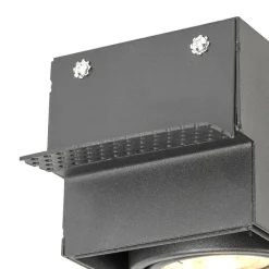 QAZQA Schlafzimmerlampen|Küchenlampen*Einbaustrahler schwarz drehbar und neigbar rahmenlos 2-flammig- Oneon 2