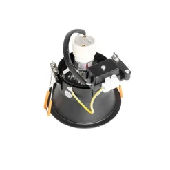 QAZQA Schlafzimmerlampen|Küchenlampen*Einbaustrahler schwarz dreh- und neigbar - Alu