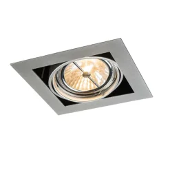 QAZQA Schlafzimmerlampen|Küchenlampen*Einbaustrahler Stahl G53 111mm Verstellbar - Oneon