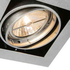 QAZQA Schlafzimmerlampen|Küchenlampen*Einbaustrahler Stahl G53 111mm Verstellbar - Oneon