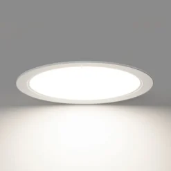 QAZQA Professional Schlafzimmerlampen|Küchenlampen*Einbaustrahler weiß 17 cm inkl. LED 3-Stufen-Dimmbar in Kelvin mit Dip-Schalter - Stephanie