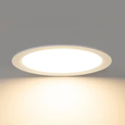 QAZQA Professional Schlafzimmerlampen|Küchenlampen*Einbaustrahler weiß 17 cm inkl. LED 3-Stufen-Dimmbar in Kelvin mit Dip-Schalter - Stephanie