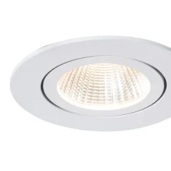 QAZQA Professional Led-Strahler|Einbaustrahler*Einbaustrahler weiß 6,8 cm inkl. LED 750lm dimmbar IP23 - Gaius