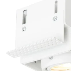 QAZQA Schlafzimmerlampen|Küchenlampen*Einbaustrahler weiß dreh- und kippbar, rahmenlos - Oneon 2