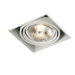 QAZQA Einbaustrahler|Wohnzimmerlampen*Einbaustrahler weiß GU10 AR70 ohne Rand - Oneon