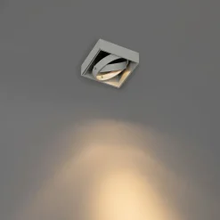 QAZQA Einbaustrahler|Wohnzimmerlampen*Einbaustrahler weiß GU10 AR70 ohne Rand - Oneon